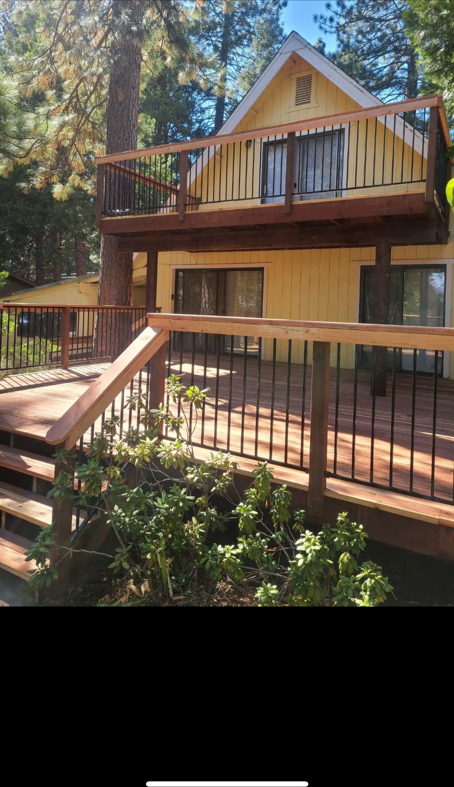 Two-story deck and balcony build — Roseville
